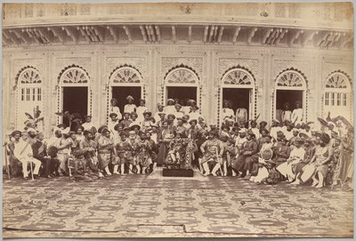 Maharadscha von Scindia, Adelige und hohe Beamte, Gwalior von Raja Deen Dayal