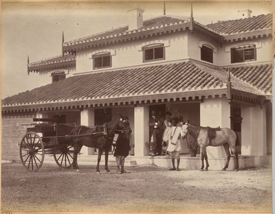 Mr. MacNull, Jhansi (verso) von Raja Deen Dayal