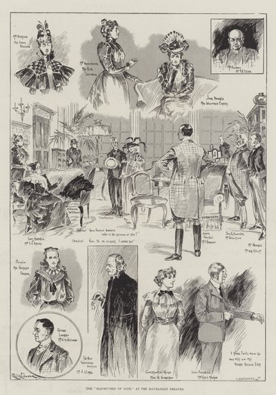 Die Manöver von Jane, im Haymarket Theatre von Ralph Cleaver