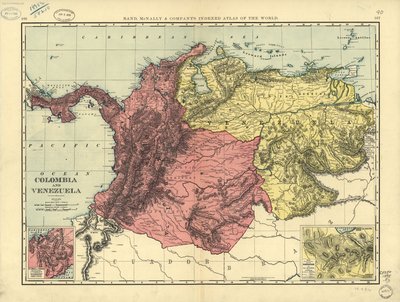 Kolumbien und Venezuela von Rand McNally and Company