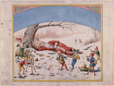 Der heilige Nikolaus und seine Wichtel von Randolph Caldecott