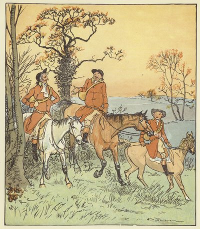 Die drei fröhlichen Jäger von Randolph Caldecott
