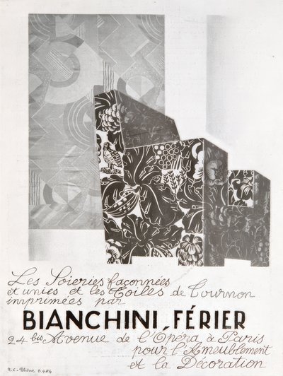 Sessel mit Tournon-Leinwand von Raoul Dufy von Raoul Dufy