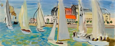 Boote in Le Havre von Raoul Dufy