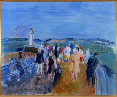 Die Mole von Honfleur von Raoul Dufy