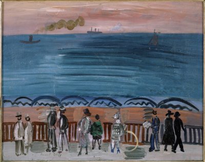 Der Strand von Sainte-Adresse von Raoul Dufy