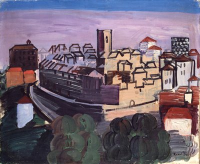 Landschaft bei Vence von Raoul Dufy