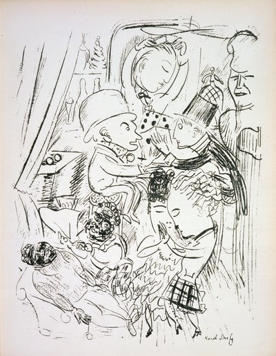 Le Boeuf sur le Toit oder The Nothing Doing Bar, Darius Milhaud Instrumentalmusik von Raoul Dufy