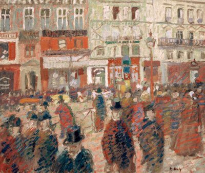 Der Boulevard Saint-Martin von Raoul Dufy