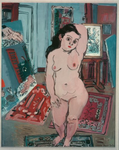 Akt mit Arum-Lilien von Raoul Dufy
