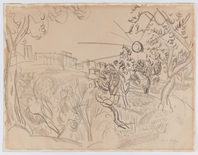 Olivenbäume in der Provence von Raoul Dufy