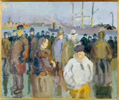 Kai in Rouen von Raoul Dufy