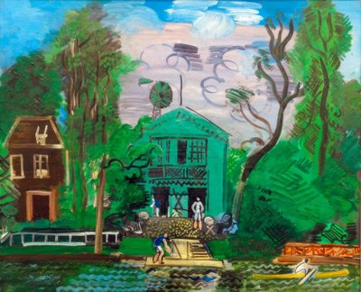 Fluss Marne, die Bootsfahrer von Raoul Dufy