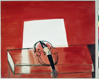 Stillleben mit Geige von Raoul Dufy