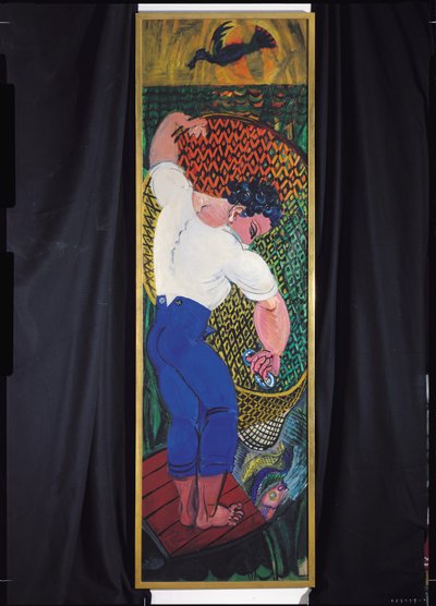 Der Fischer mit seinem Netz von Raoul Dufy