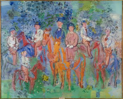 Die Reiter im Wald von Raoul Dufy