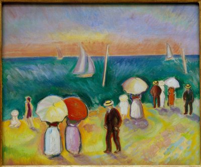 Der Strand von Sainte-Adresse von Raoul Dufy