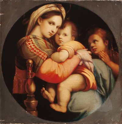 Madonna della Sedia von Raphael (1483 1520) (after)