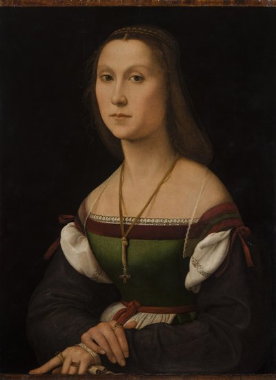 Porträt einer jungen Frau La Muta, ca. 1507 von Raphael