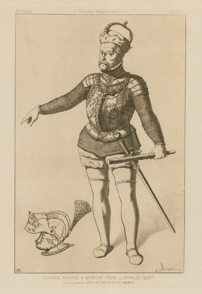 Ferdinand, Erzherzog von Österreich, Bruder von Karl V. von Raphael Jacquemin