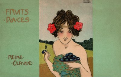 Reineclauden, ca. 1900 von Raphael Kirchner