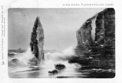 King Rock, Flamborough Head, East Riding, Yorkshire, 1903 von Raphael Tuck