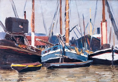 Boote im Hafen von Raymond Bonnefon