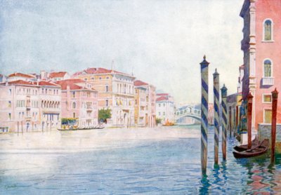Blick auf den Canal Grande von San Angelo von Reginald Barratt