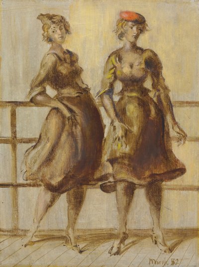 Zwei Frauen von Reginald Marsh