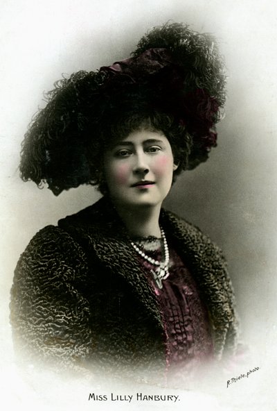 Lily Hanbury 1874-1908, englische Schauspielerin, frühes 20. Jahrhundert von Reinhold Thiele