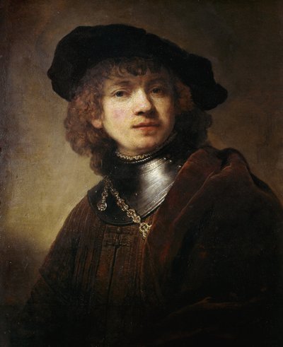 Selbstporträt am Gorgerin von Rembrandt van Rijn