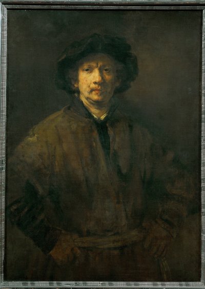 Das große Selbstporträt von Rembrandt Harmensz. van Rijn