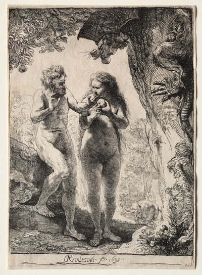 Adam und Eva von Rembrandt van Rijn