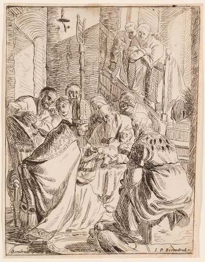 Beschneidung Christi von Rembrandt van Rijn