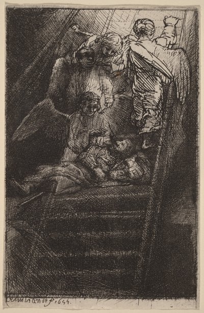 Jakobsleiter von Rembrandt van Rijn