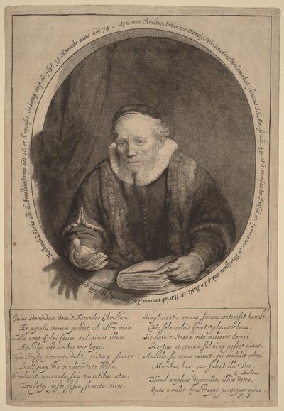 Jan Cornelisz. Sylvius von Rembrandt van Rijn