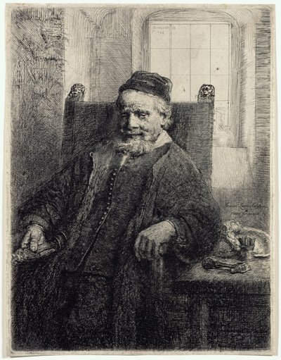 Jan Lutma, Goldschmied von Rembrandt van Rijn