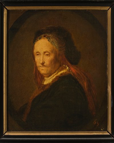 Porträt von Rembrandts Mutter (?) von Rembrandt van Rijn