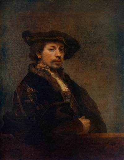 Selbstporträt im Alter von 34 Jahren, 1640, 1912 von Rembrandt van Rijn