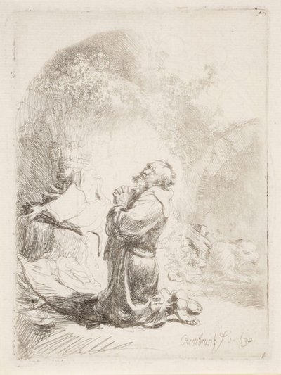 Der heilige Hieronymus im Gebet von Rembrandt van Rijn