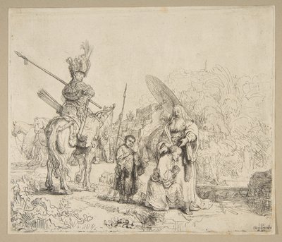 Die Taufe des Eunuchen, 1641 von Rembrandt van Rijn