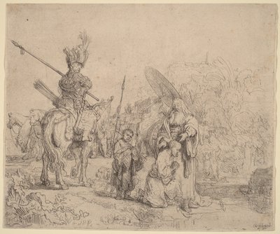 Die Taufe des Eunuchen von Rembrandt van Rijn