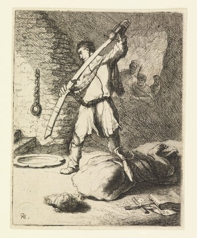 Die Enthauptung Johannes des Täufers von Rembrandt van Rijn
