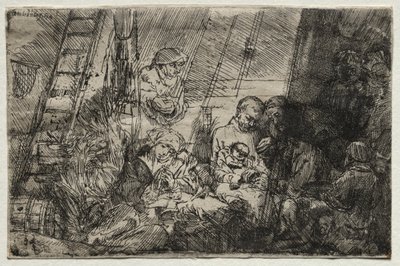 Die Beschneidung im Stall von Rembrandt van Rijn