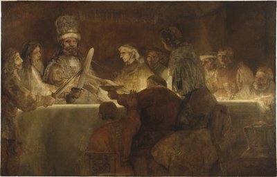 Die Verschwörung der Bataver unter Claudius Civilis, 1662 von Rembrandt van Rijn
