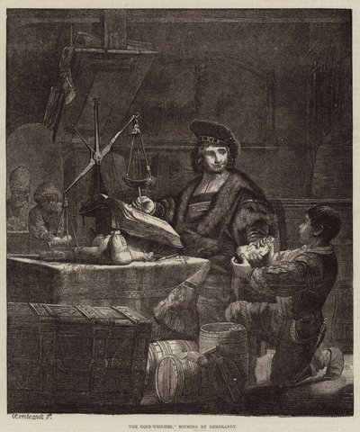 Der Goldwäger von Rembrandt van Rijn