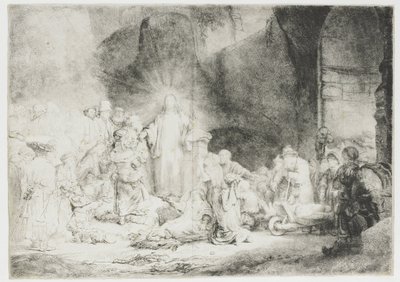Der Hundertguldenblatt von Rembrandt van Rijn