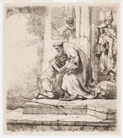 Die Rückkehr des verlorenen Sohnes von Rembrandt van Rijn