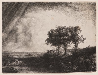 Die drei Bäume von Rembrandt van Rijn