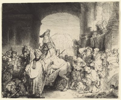 Der Triumph von Mordechai von Rembrandt van Rijn